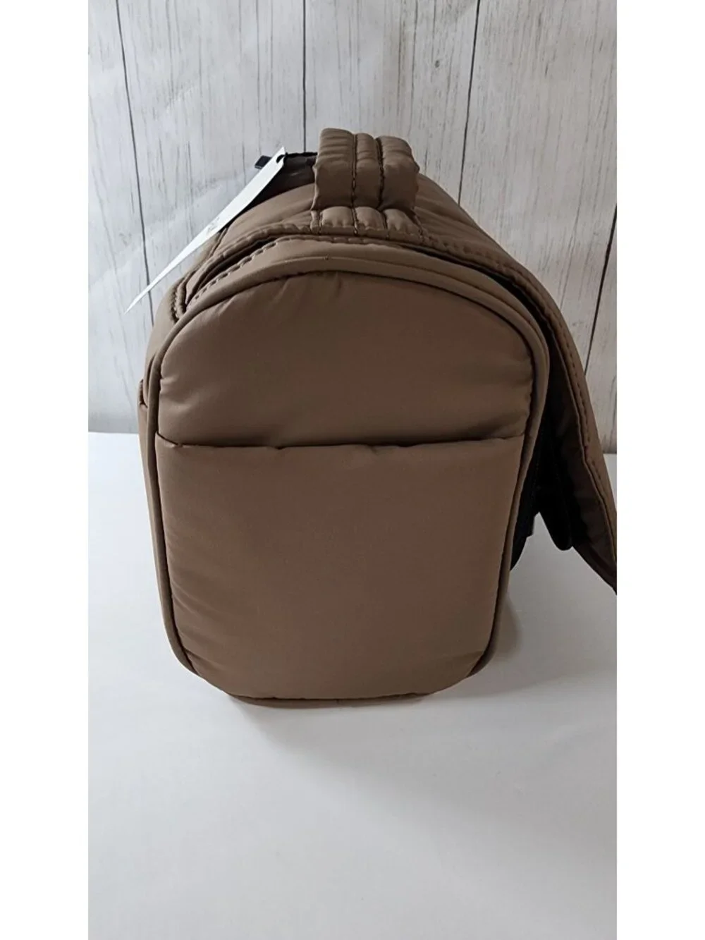 CALPAK LUKA HANGING TOILETRY TRAVEL COSMETIC BATHROOM BAG CHOCOLATE TAN BROWN